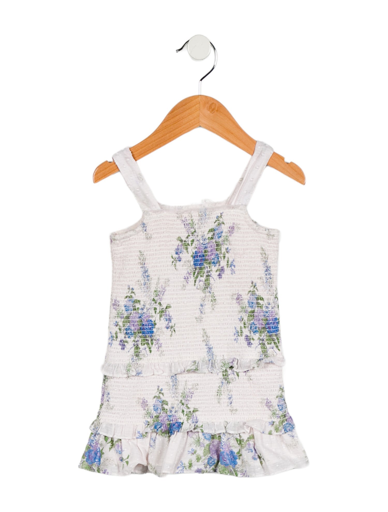 LoveShackFancy Toddler Girls' Sleeveless Floral Dress