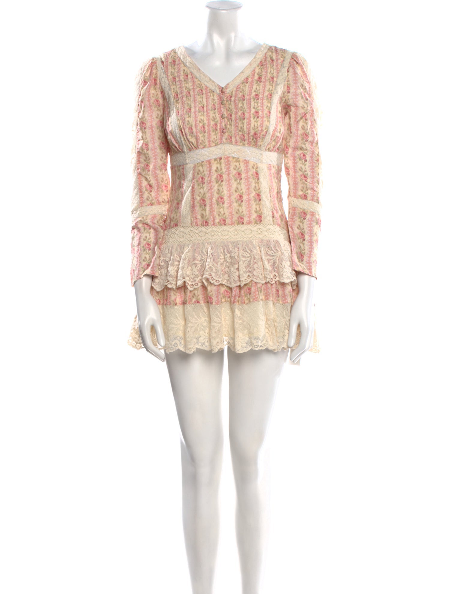 LoveShackFancy Silk Mini Dress
