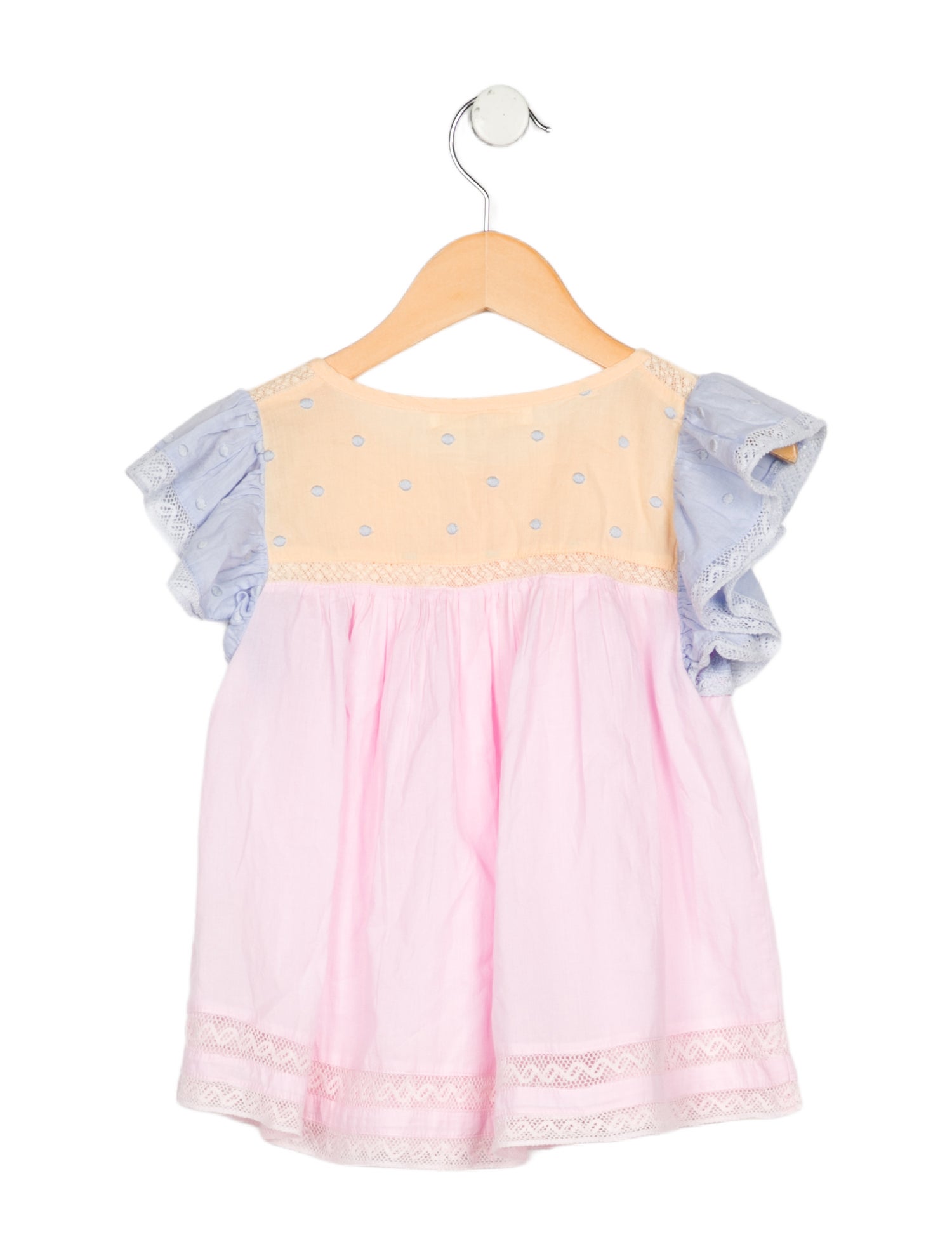 LoveShackFancy Girls' Dress Up Shirt