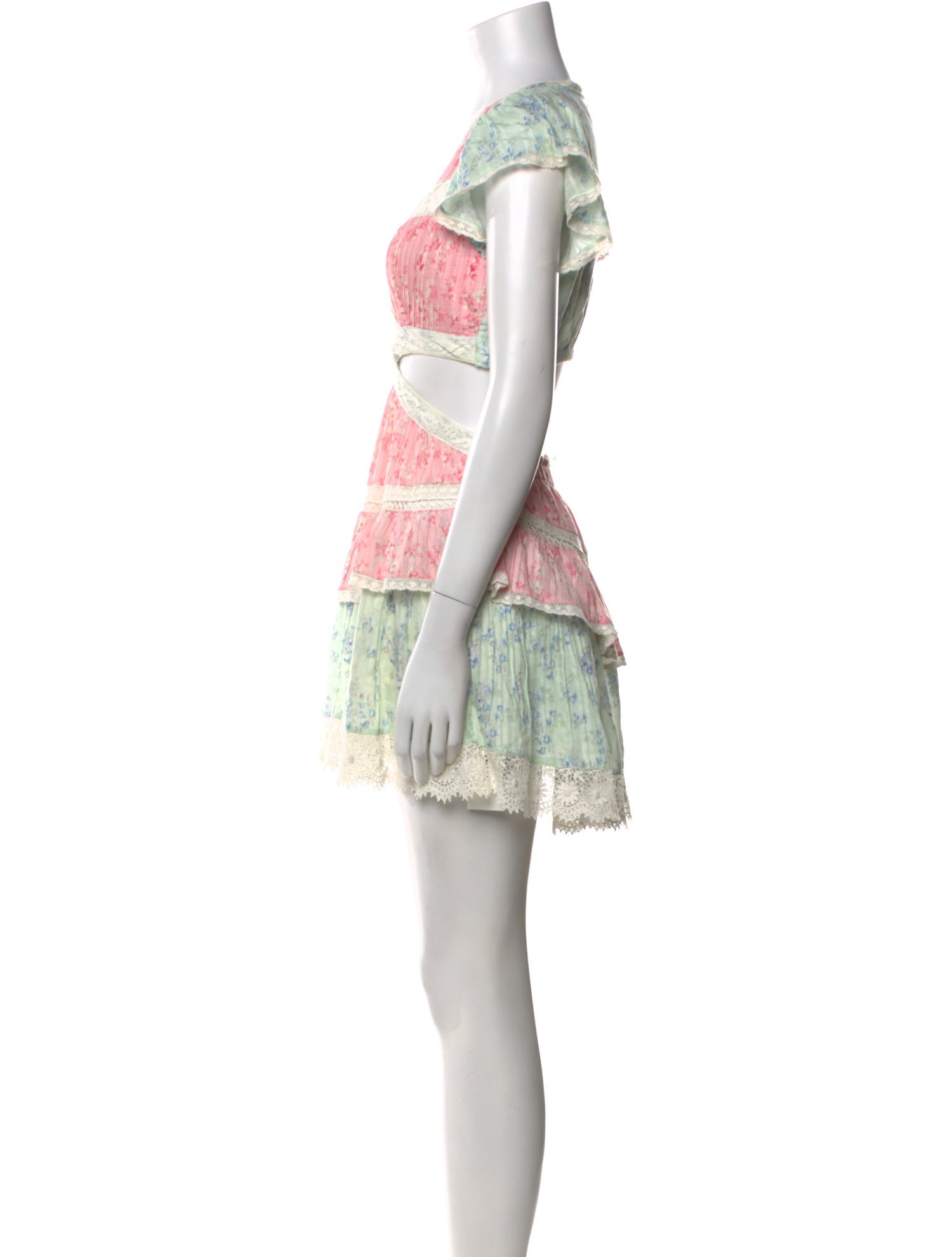 LoveShackFancy Printed Mini Dress