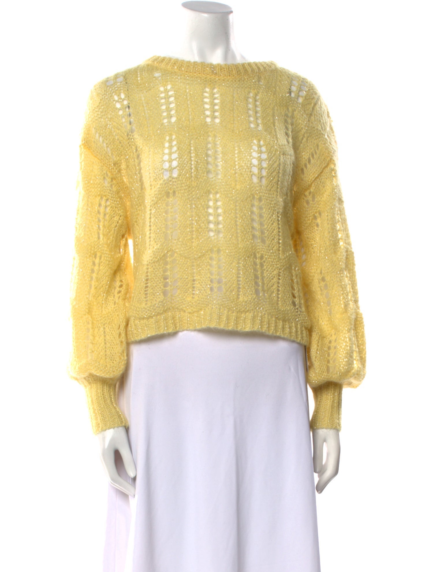 LoveShackFancy Scoop Neck Sweater