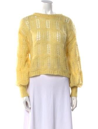 LoveShackFancy Scoop Neck Sweater