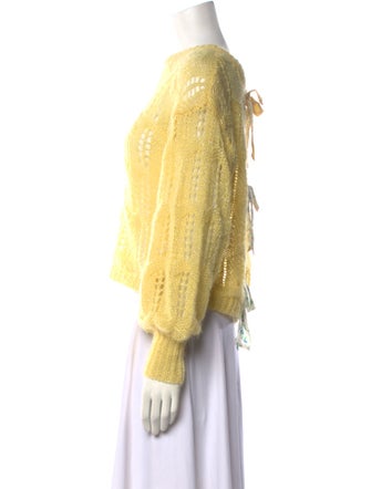 LoveShackFancy Scoop Neck Sweater