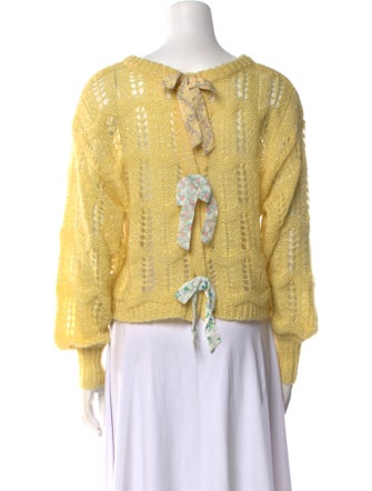 LoveShackFancy Scoop Neck Sweater