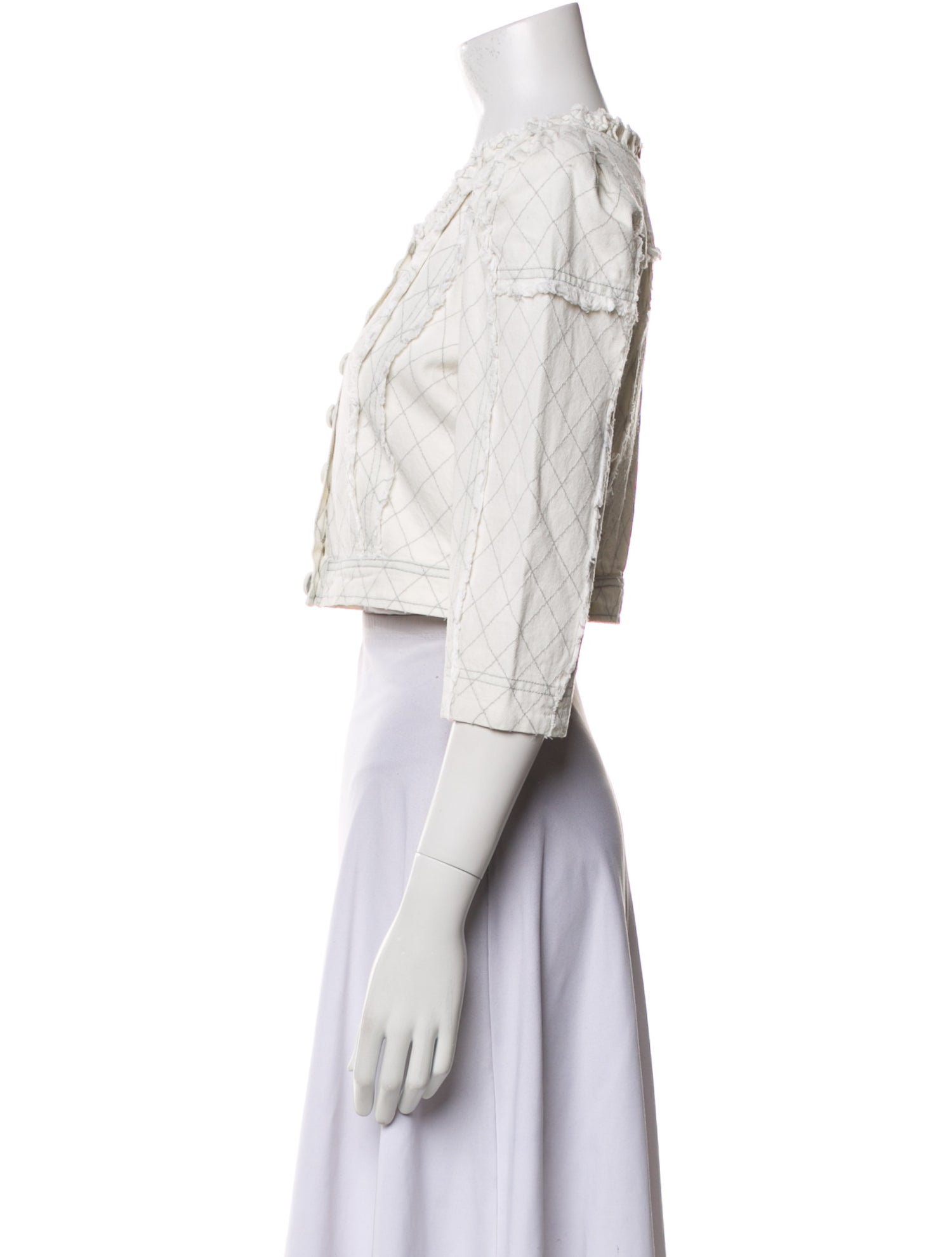 LoveShackFancy Tweed Pattern Bolero