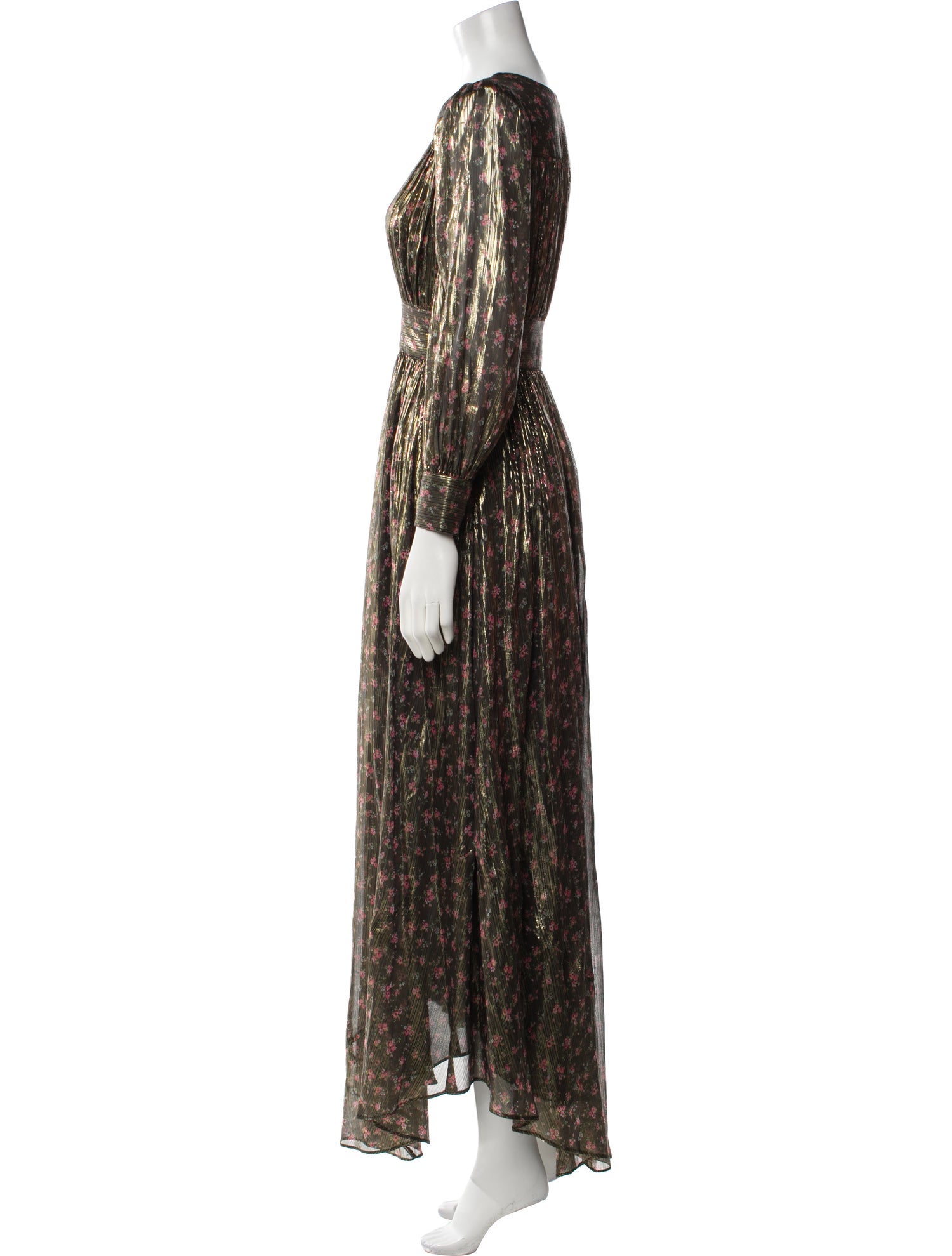 LoveShackFancy Silk Long Dress