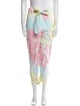 LoveShackFancy Tie-Dye Print Straight Leg Pants