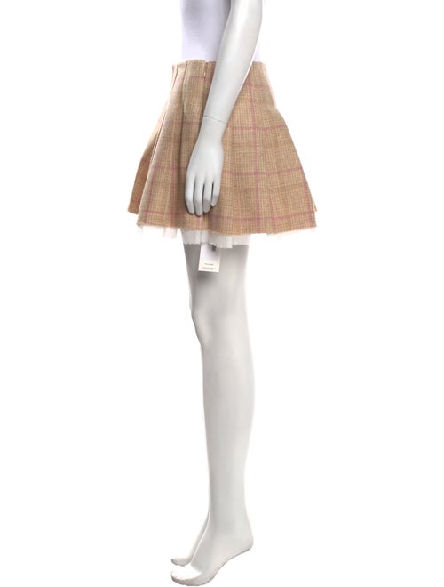 LoveShackFancy Virgin Wool Mini Skirt