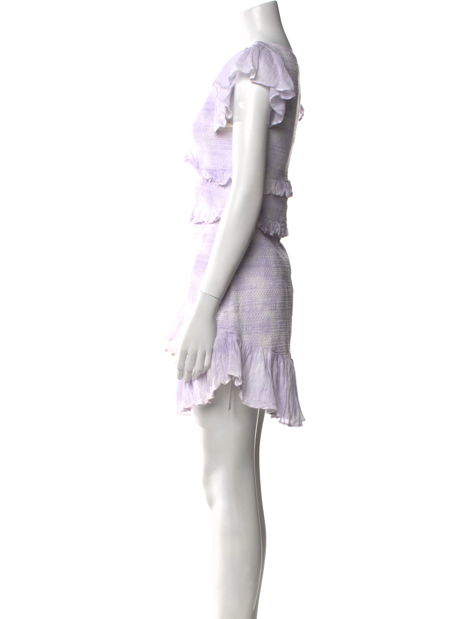 LoveShackFancy Tie-Dye Print Mini Dress