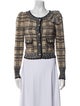 LoveShackFancy Nylon Tweed Pattern Jacket