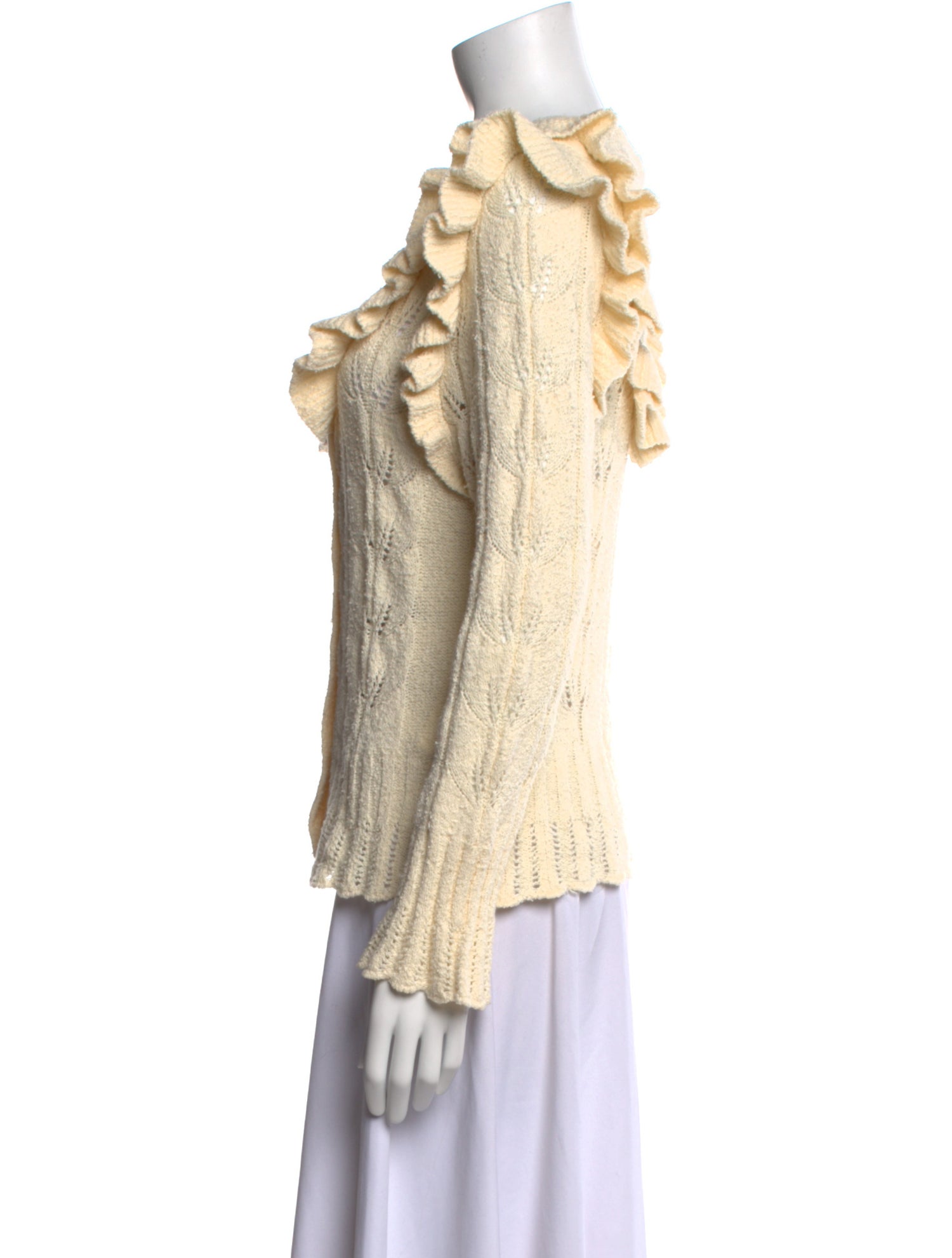 LoveShackFancy Scoop Neck Sweater