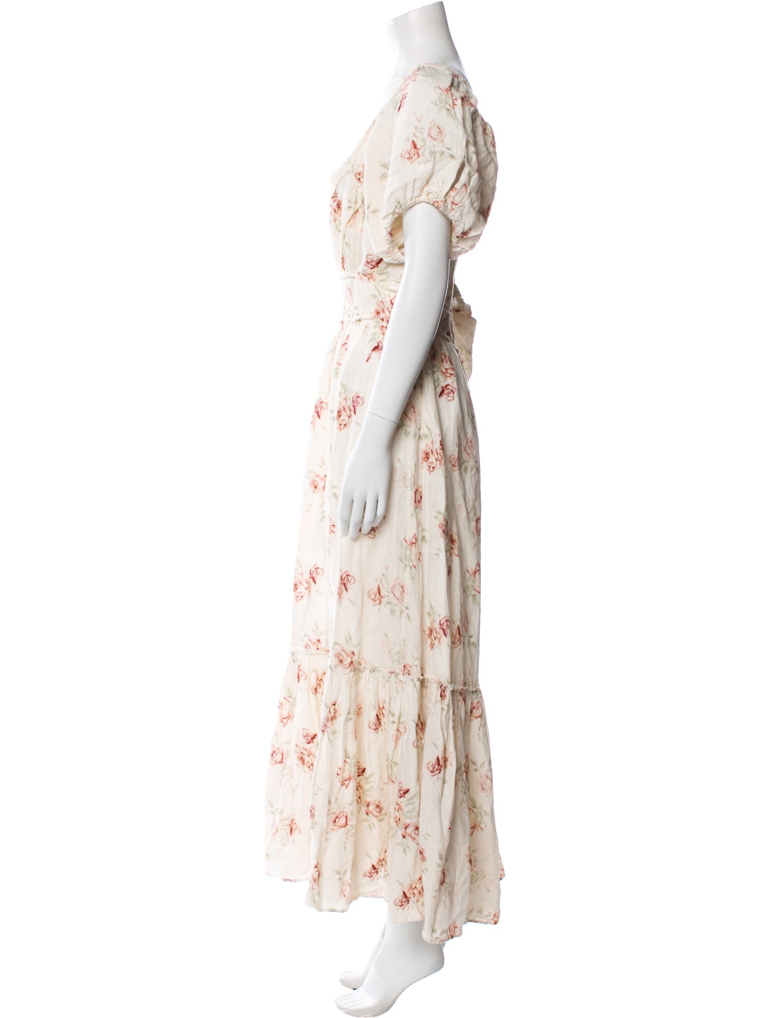 LoveShackFancy Linen Long Dress