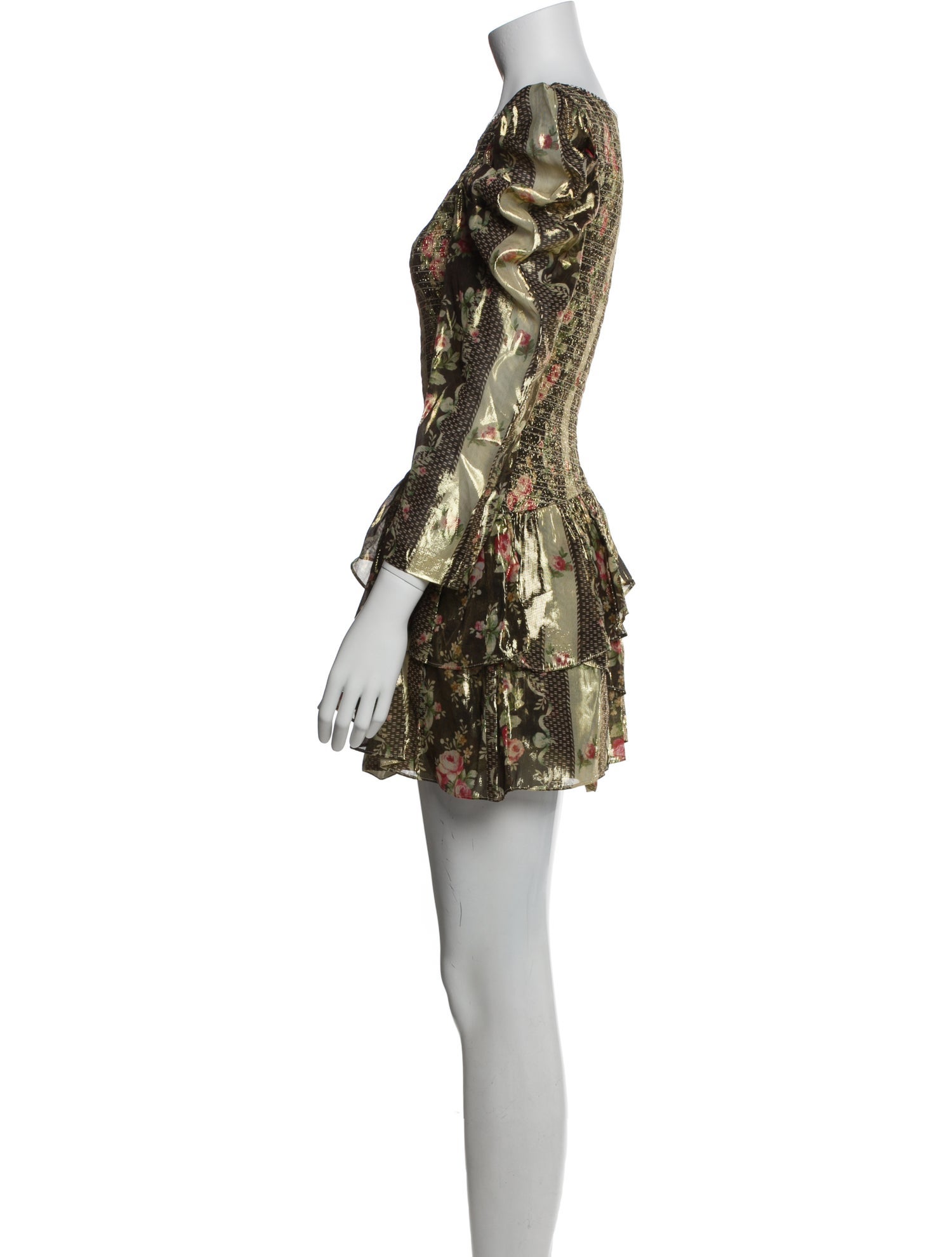 LoveShackFancy Printed Mini Dress