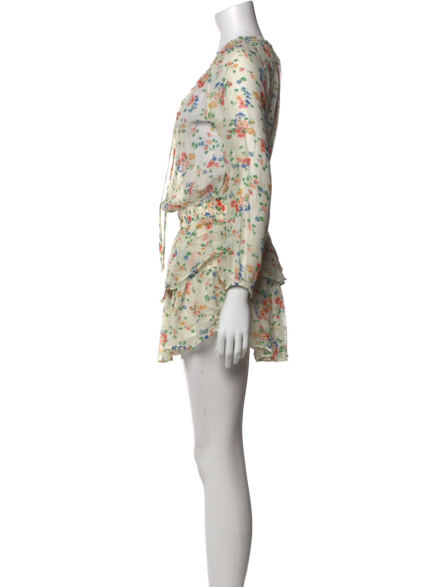 LoveShackFancy Silk Mini Dress