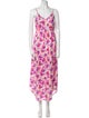 LoveShackFancy Floral Print Long Dress