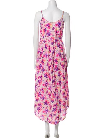 LoveShackFancy Floral Print Long Dress