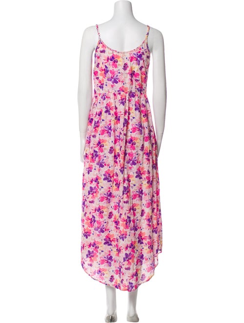 LoveShackFancy Floral Print Long Dress