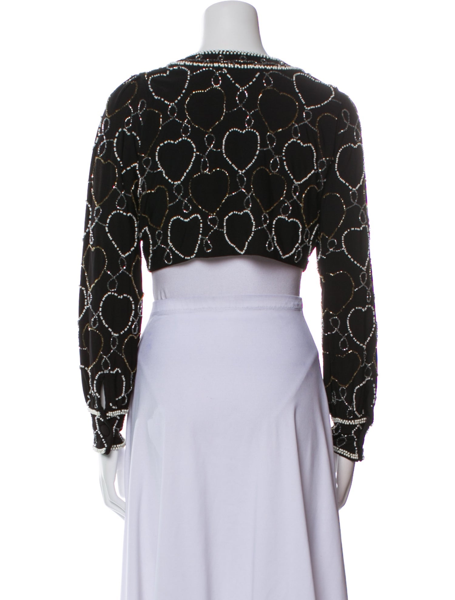 LoveShackFancy Printed Evening Jacket