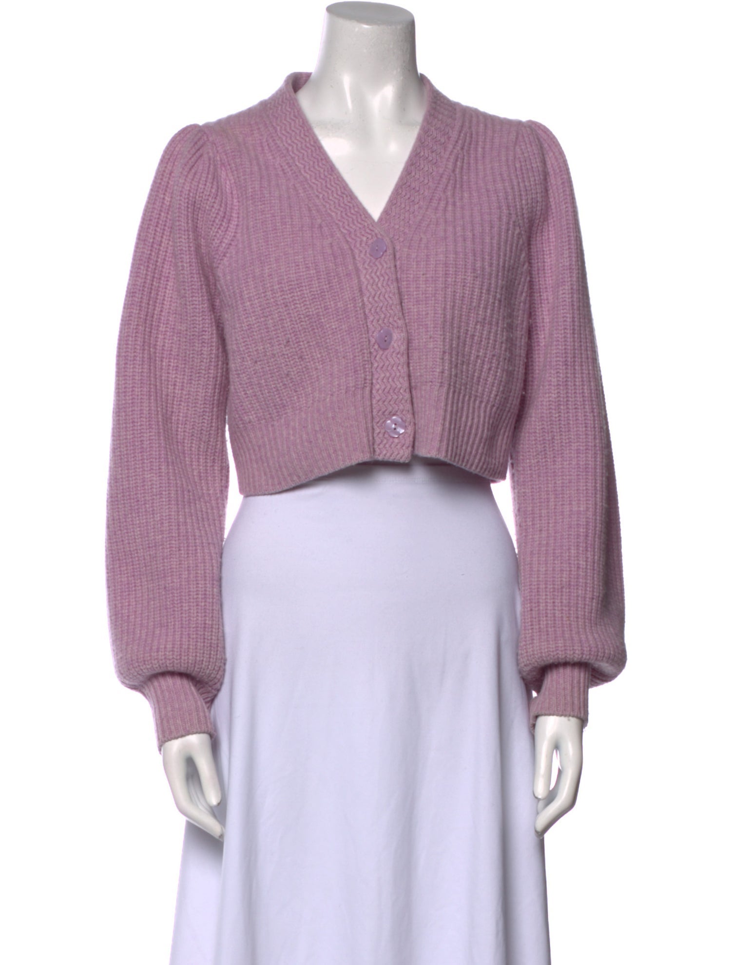 LoveShackFancy Wool V-Neck Sweater