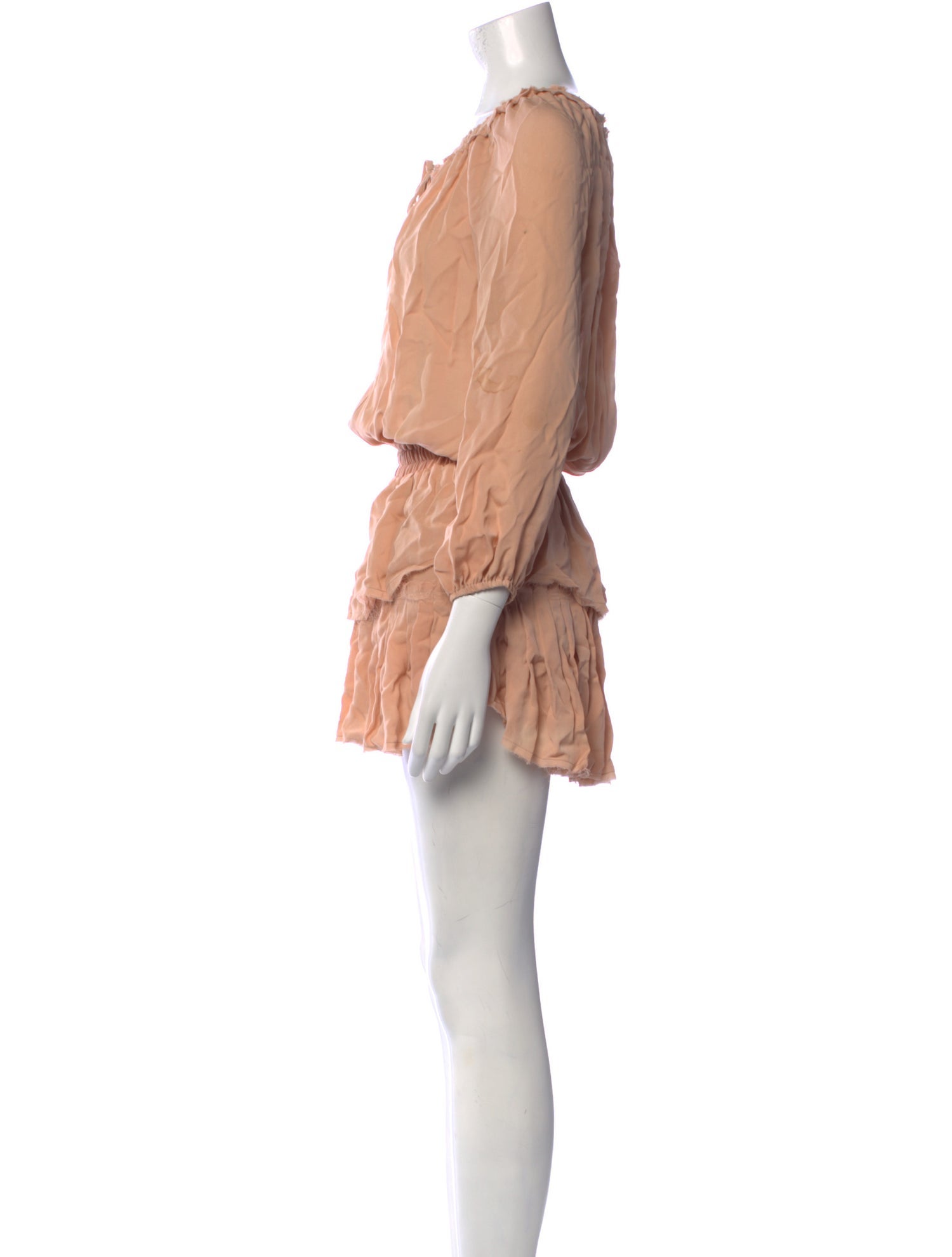 LoveShackFancy Silk Mini Dress