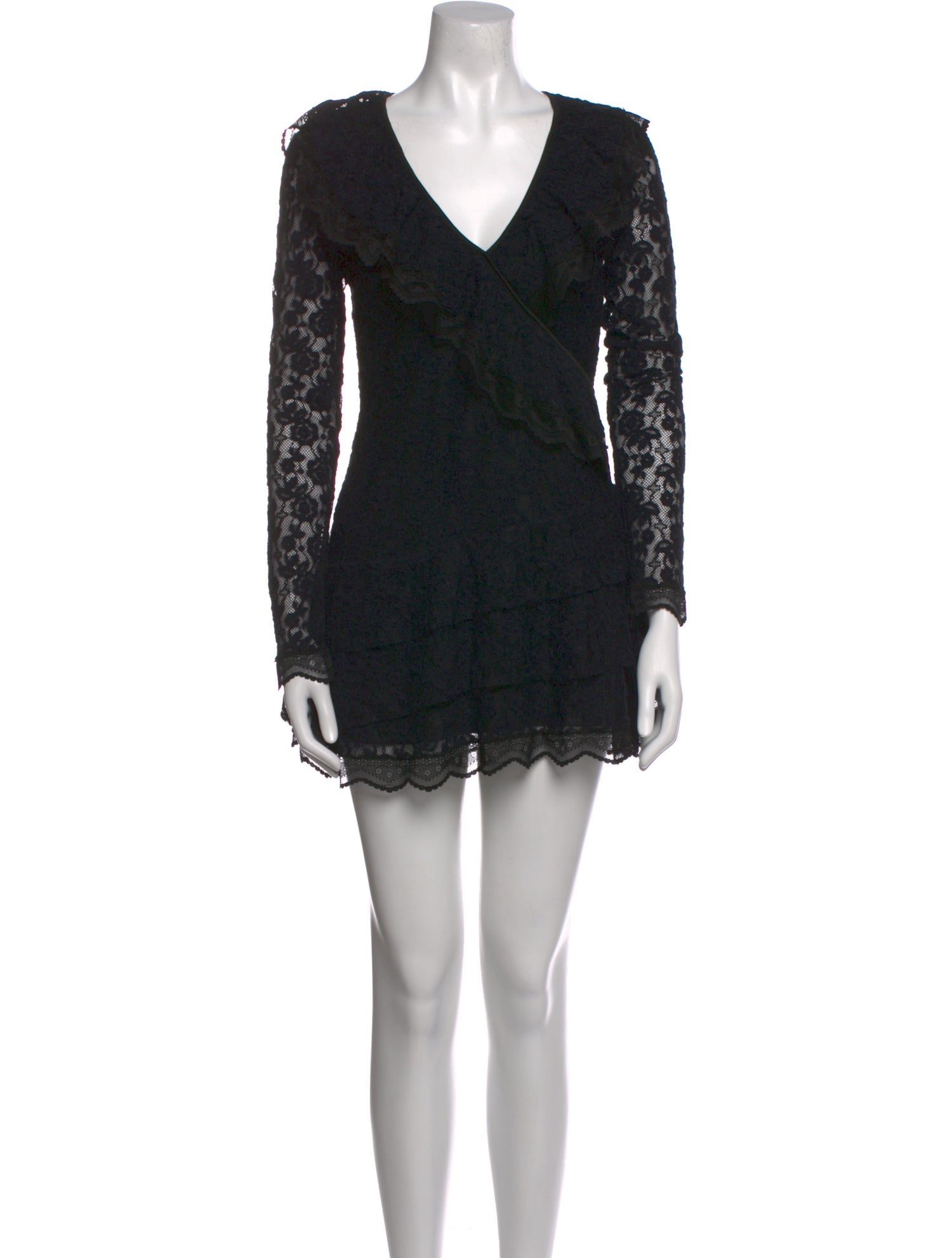 LoveShackFancy Lace Pattern Mini Dress