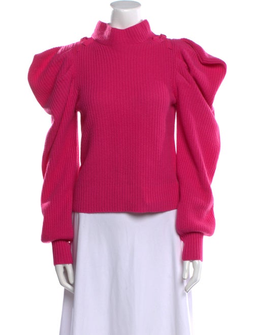 LoveShackFancy Cashmere Mock Neck Sweater