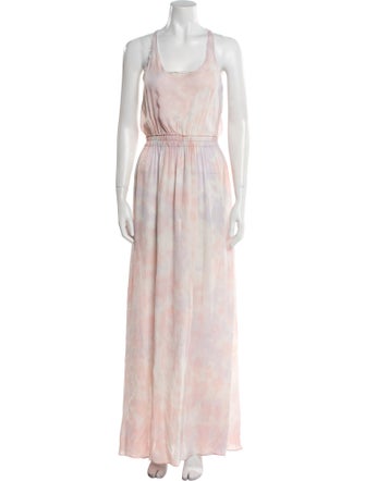 LoveShackFancy Silk Long Dress