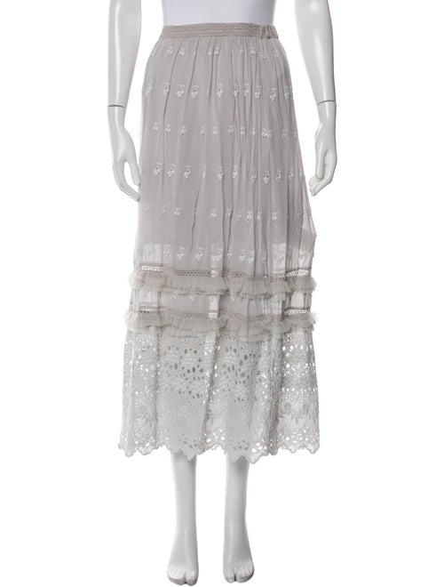 LoveShackFancy Midi Length Skirt