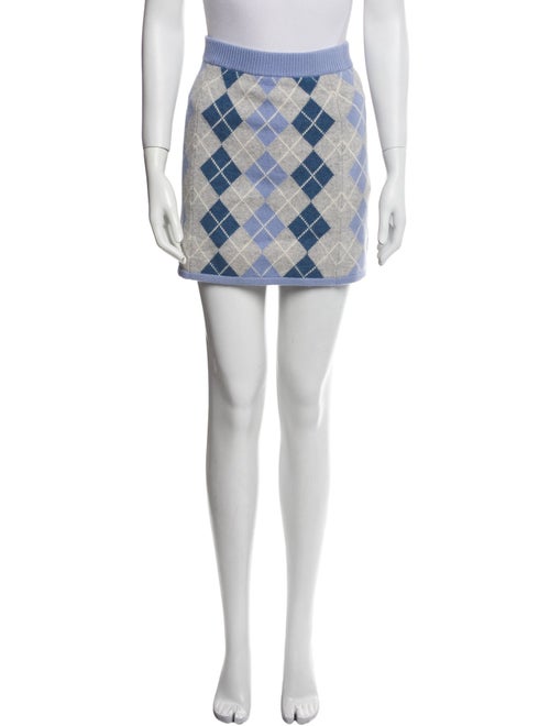 LoveShackFancy Wool Mini Skirt