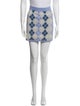 LoveShackFancy Wool Mini Skirt