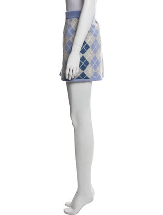 LoveShackFancy Wool Mini Skirt