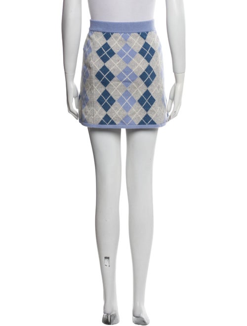 LoveShackFancy Wool Mini Skirt