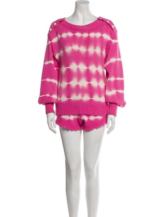 LoveShackFancy Tie-Dye Print Skirt Set