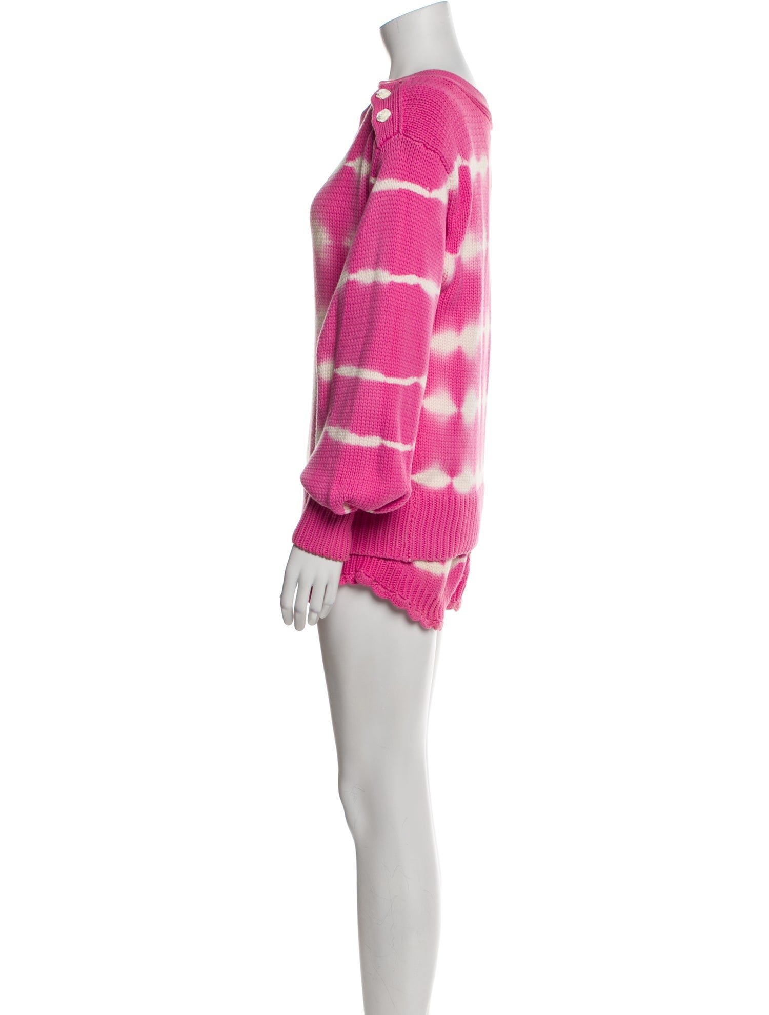 LoveShackFancy Tie-Dye Print Skirt Set