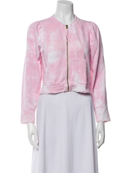 LoveShackFancy Tie-Dye Print Evening Jacket