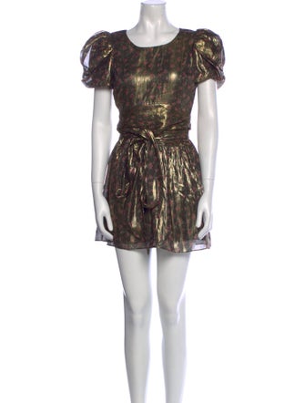 LoveShackFancy Silk Mini Dress