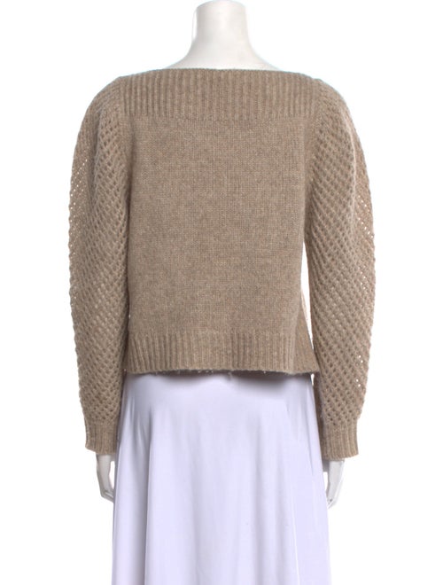 LoveShackFancy Baby Alpaca Bateau Neckline Sweater