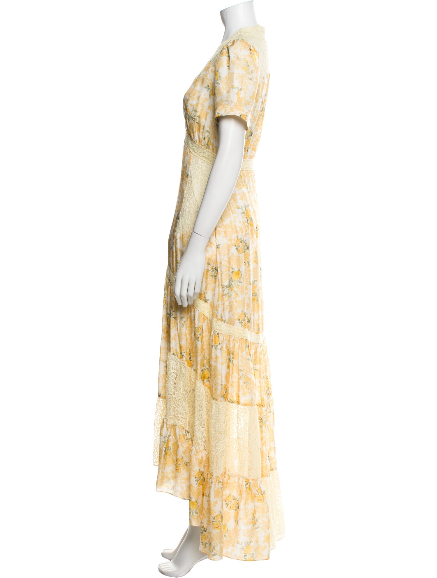 LoveShackFancy Silk Long Dress