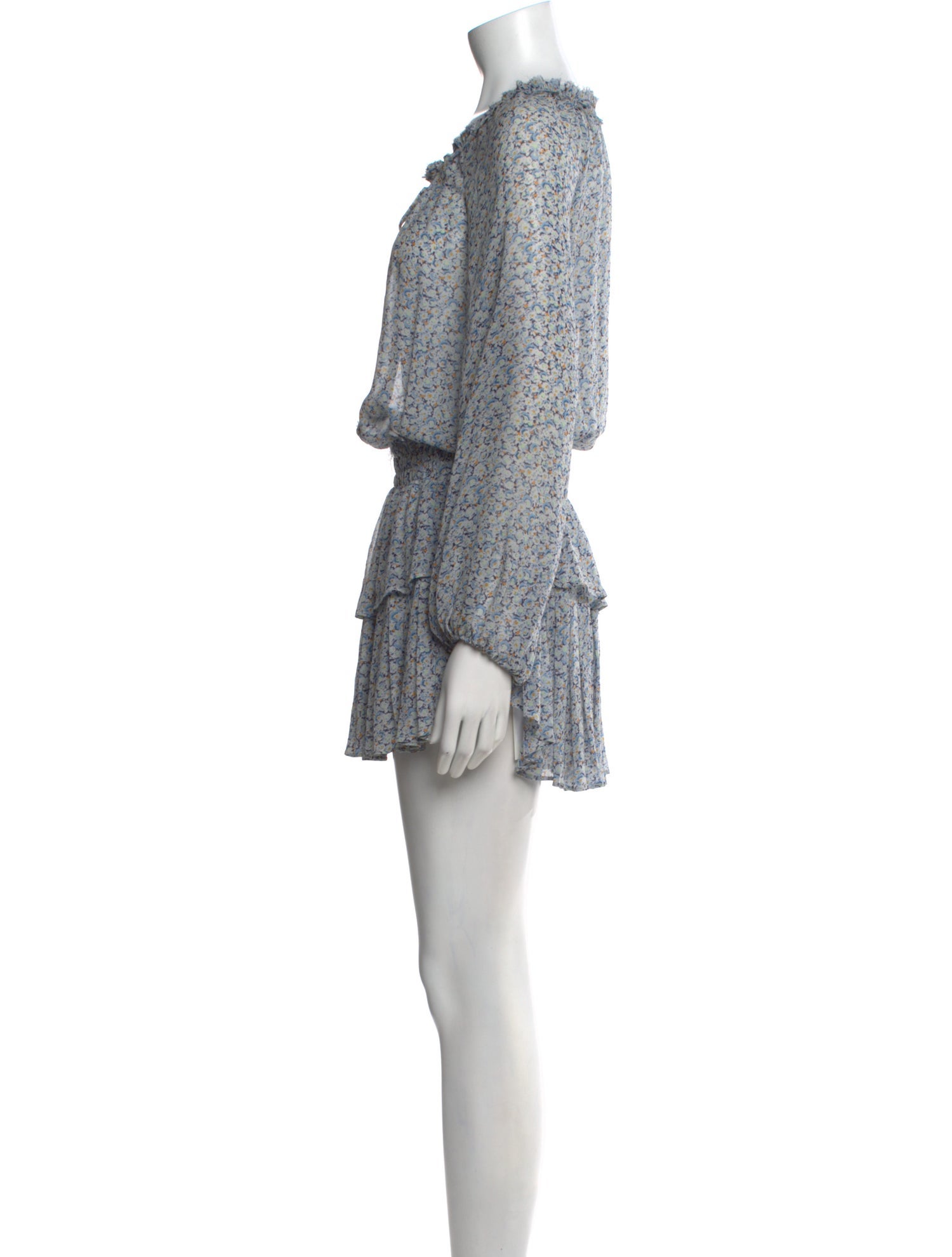 LoveShackFancy Silk Mini Dress