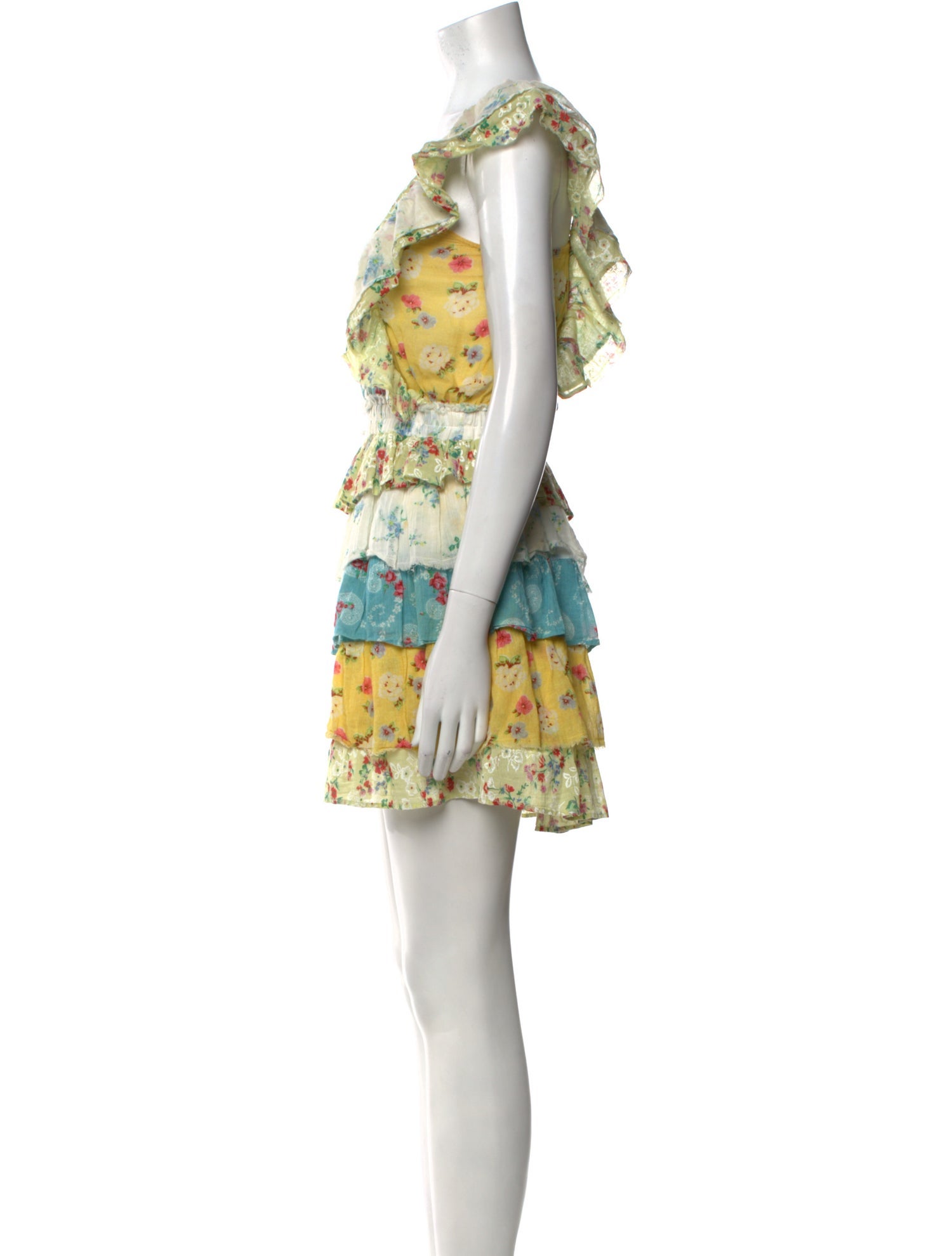 LoveShackFancy Printed Mini Dress