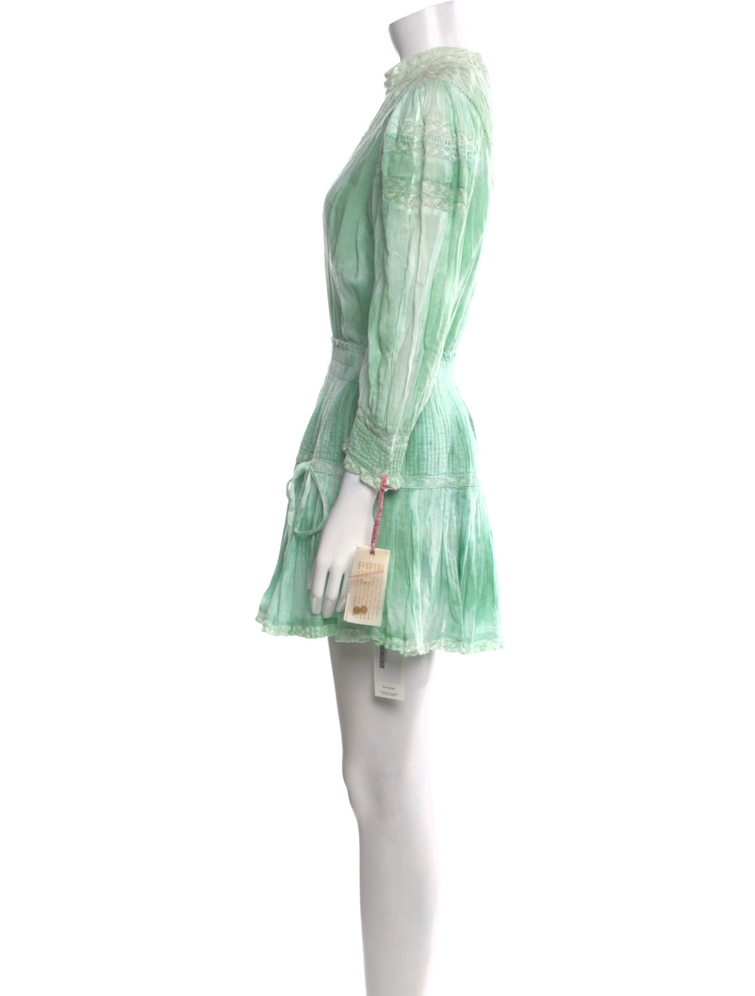 LoveShackFancy Tie-Dye Print Mini Dress