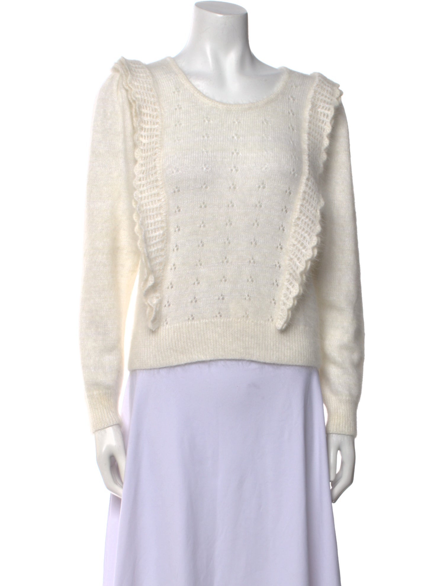 LoveShackFancy Scoop Neck Sweater