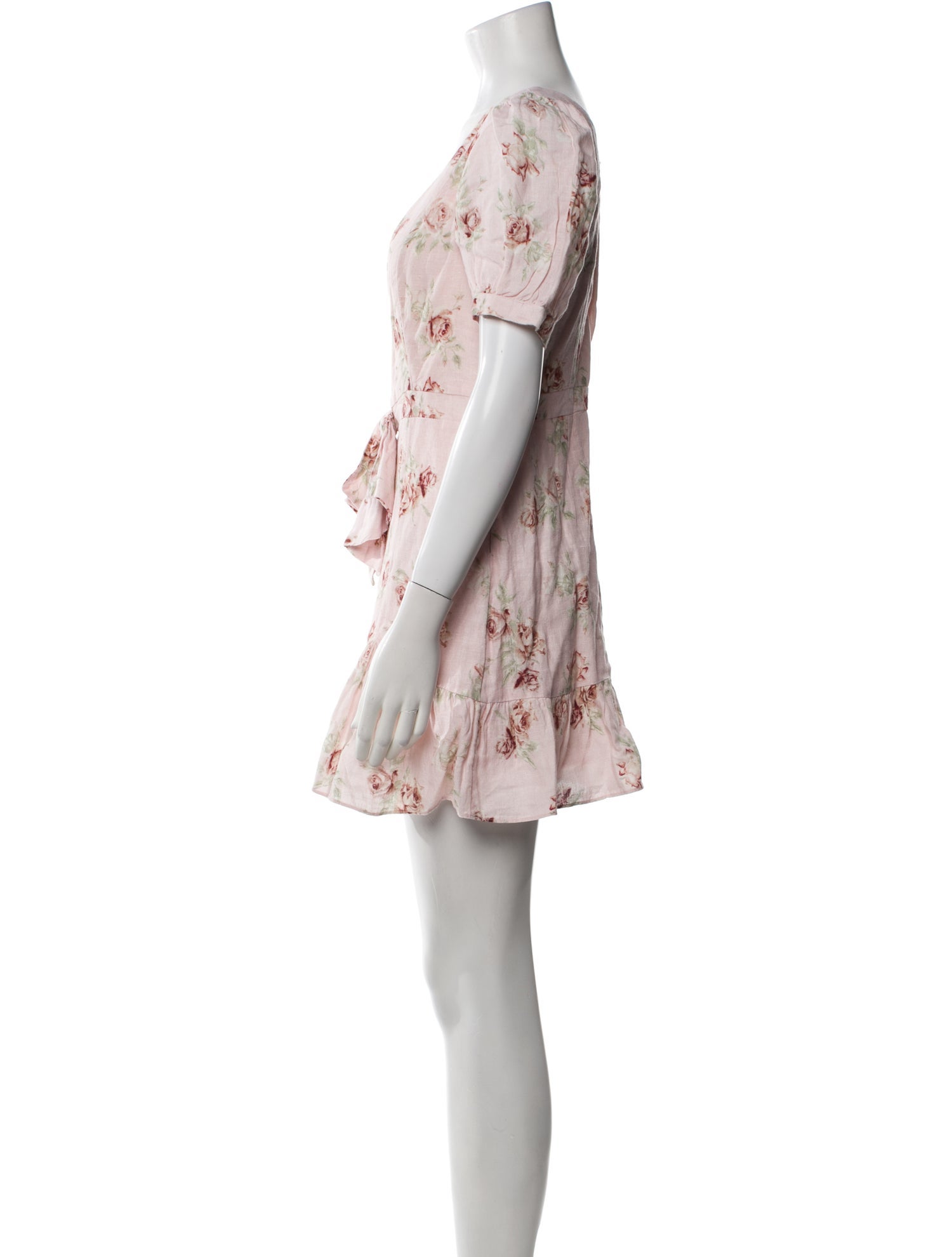 LoveShackFancy Linen Mini Dress