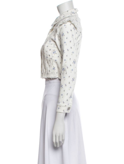 LoveShackFancy Floral Print Evening Jacket