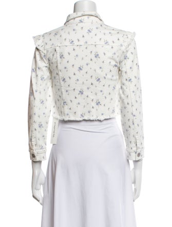 LoveShackFancy Floral Print Evening Jacket