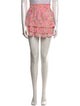LoveShackFancy Floral Print Mini Skirt