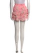 LoveShackFancy Floral Print Mini Skirt