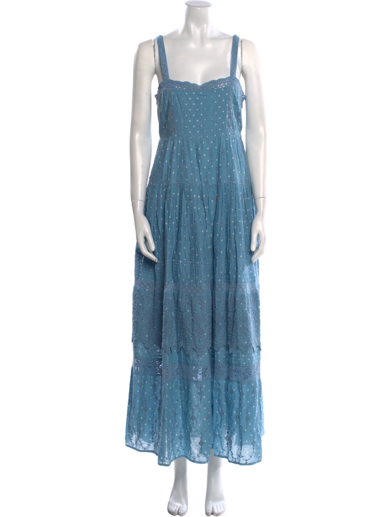LoveShackFancy Printed Long Dress w/ Tags