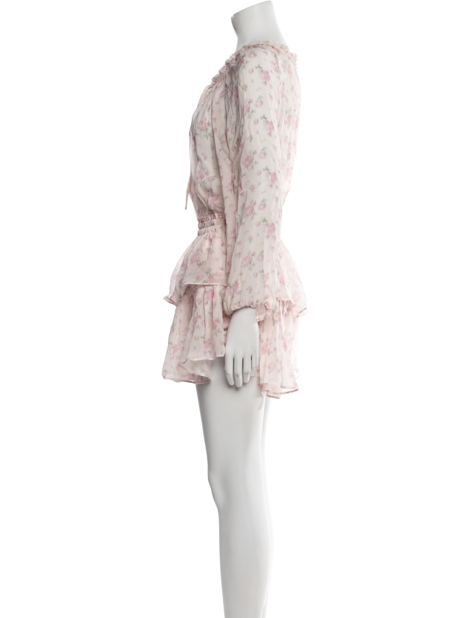 LoveShackFancy Silk Mini Dress