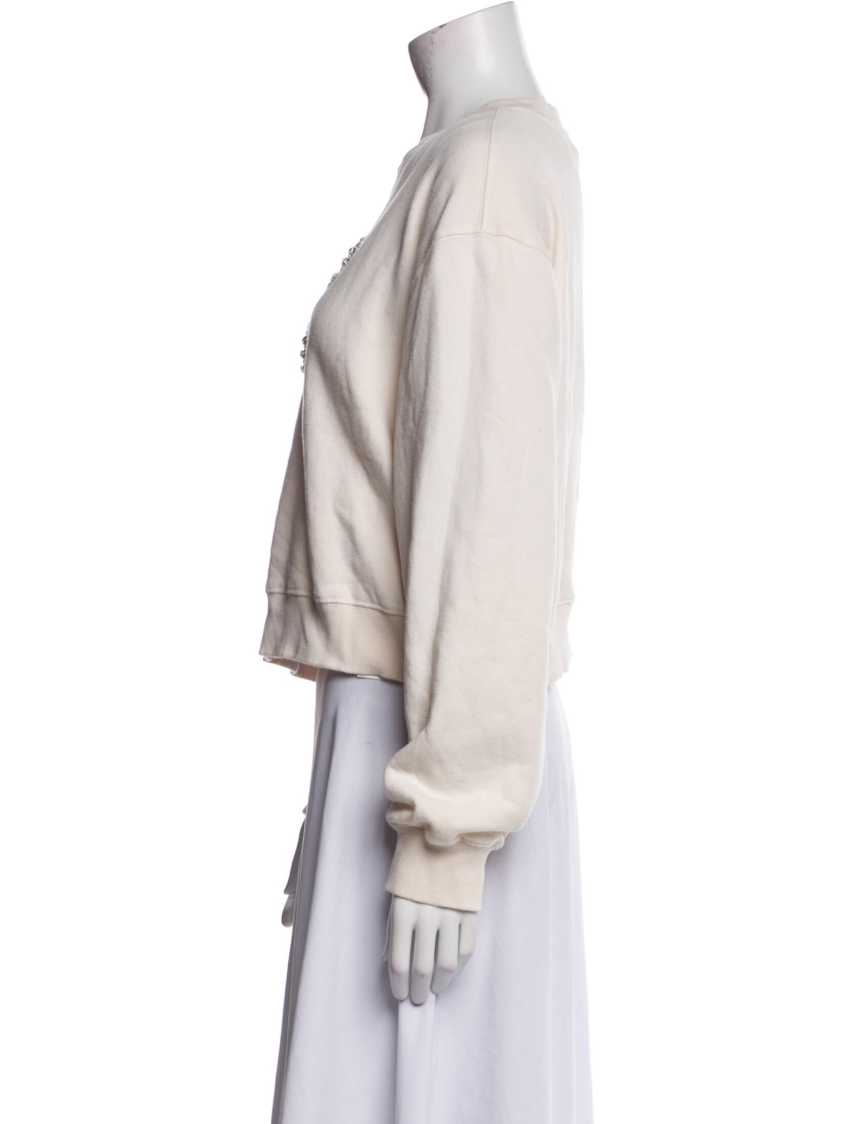 LoveShackFancy Graphic Print Crew Neck Sweatshirt